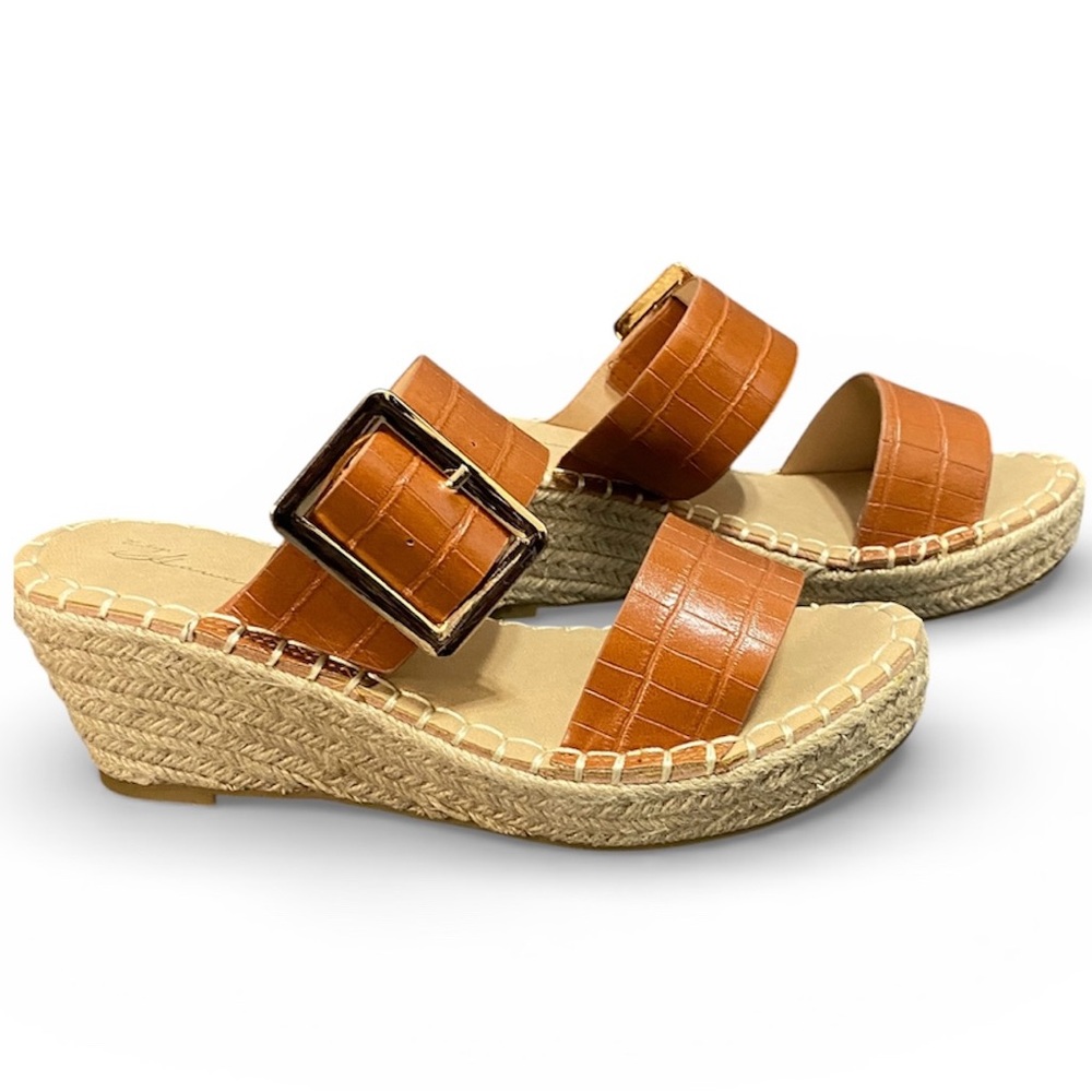 NIB Vintage Havana Robin Espadrille Wedge Sandals